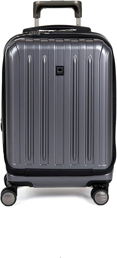 8. Delsey Titanium Spinner International Carry-on